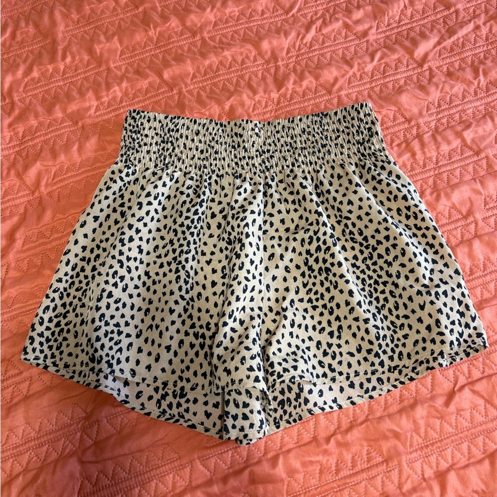 SHEIN High Waist Leopard Print Shorts